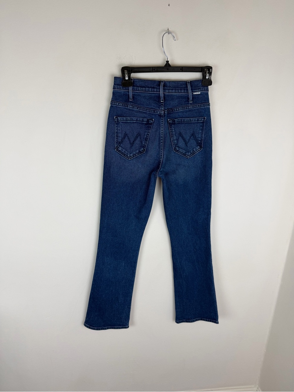 MOTHER The Hustler Ankle Denim Jean Classic Blue Ink Super High Rise Size 24 - Picture 4 of 7